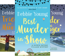 image of covers of first three books in the Sophie Sayers series